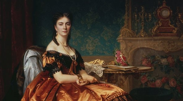  "Portret Emilii Włodkowskiej, 2v.Jałowieckiej" Józefa Simmlera.  