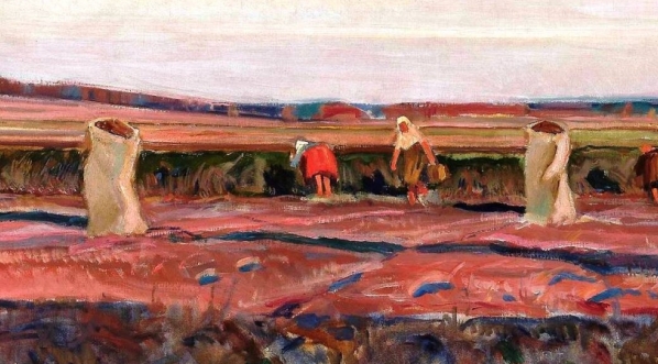  "Kopanie kartofli" Henryka Szczyglińskiego.  