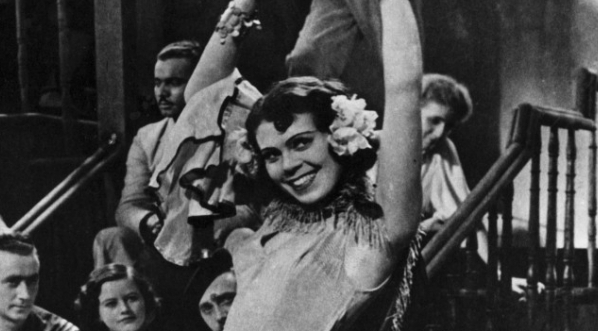  Nora Ney w filmie Michała Waszyńskiego "Kobiety nad przepaścią" z 1938 roku.  