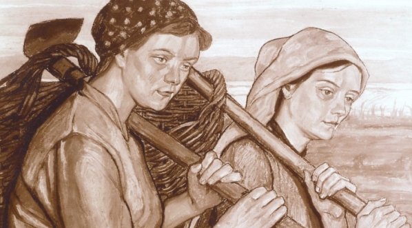  "Dwie wieśniaczki z motykami" Jana Rembowskiego.  