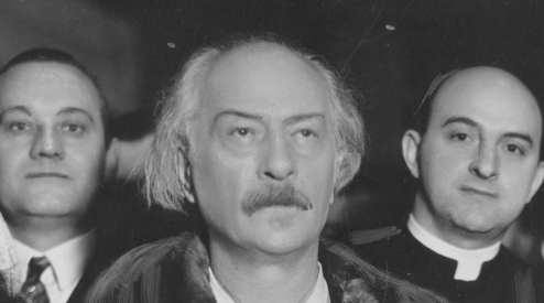  Kompozytor i pianista Ignacy Jan Paderewski podczas tournee po Stanach Zjednoczonych - pobyt w Detroit w 1932 roku.  