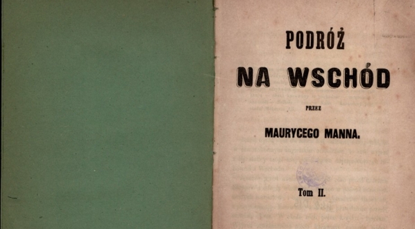  Maurycy Mann "Podróż na Wschód" (strona tytułowa)  