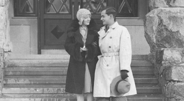  Maria Malicka i Zbigniew Sawan podczas pobytu w Zakopanem w 1930 roku.  
