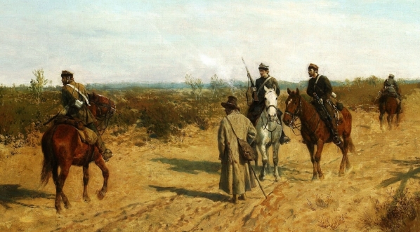  "Patrol powstańczy" Maksymiliana Gierymskiego.  