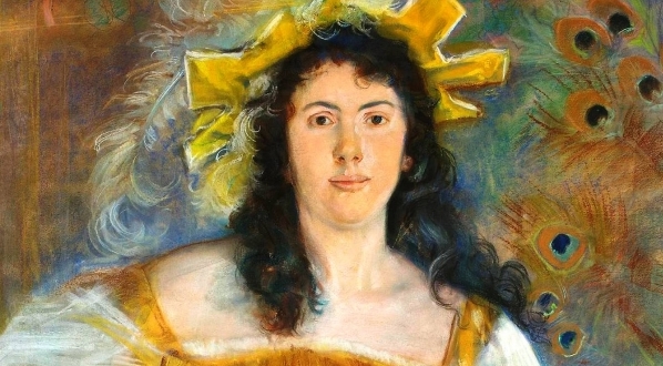  Portret Honoraty Leszczyńskiej w roli Katarzyny z "Poskromienia złośnicy" Williama Shakespeare`a.  