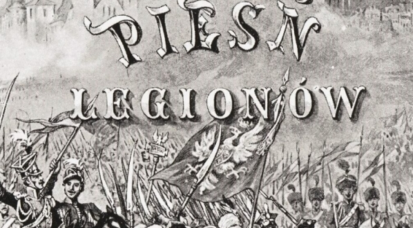  "Pieśń Legionów (Jeszcze Polska nie zginęła) z ilustracjami Juliusza Kossaka i wstępnem słowem Stanisława Schnür-Pepłowskiego." Juliusza Kossaka.  