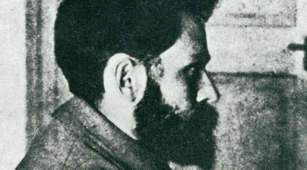  Stefan Żeromski podczas pracy w bibliotece raperswilskiej  