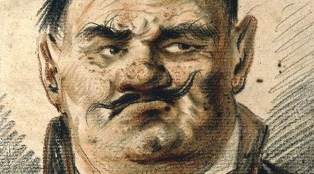  "Karykatura szlachcica z gwiazdą Orderu św. Stanisława" Aleksandra Orłowskiego.  