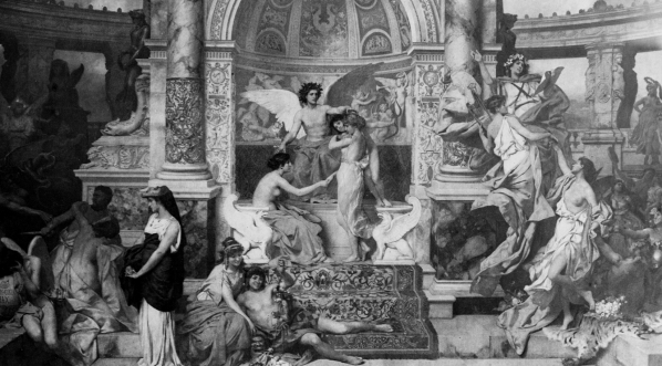  Kurtyna w teatrze im. Juliusza Słowackiego w Krakowie autorstwa Henryka Siemiradzkiego.  