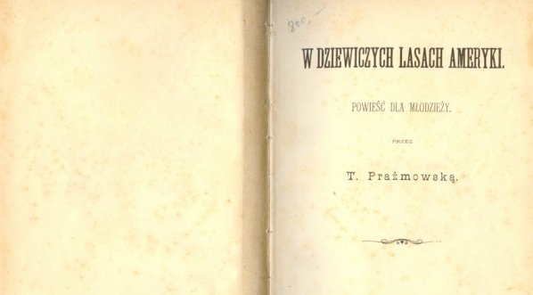  Teresa  Prażmowska "W dziewiczych lasach Ameryki: powieść dla młodzieży"  (strona tytułowa)  