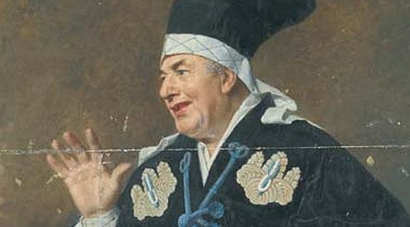  "Portrait d'un acteur de Manzai en samourai" Andrzeja Mniszcha.  