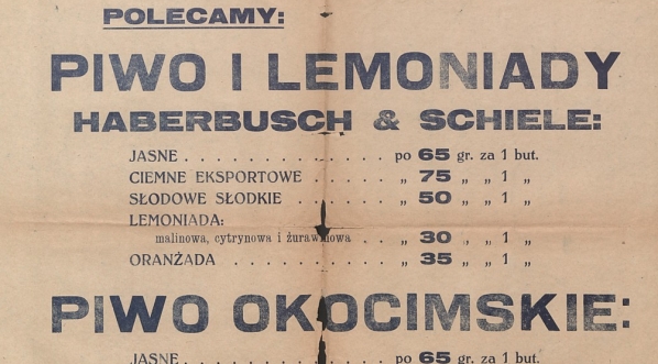  Ulotka promocyjna (lata dwudzieste XX w.)  