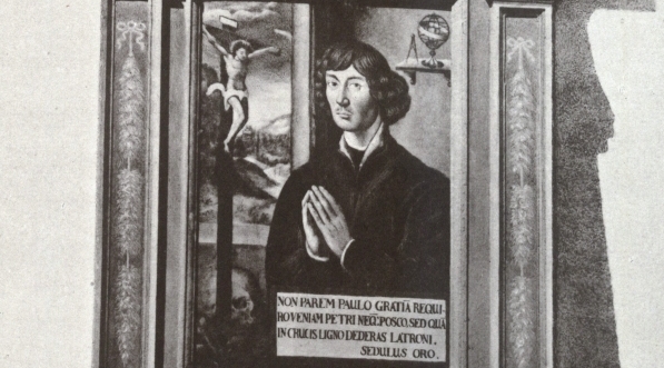  "Pomnik Mikołaja Kopernika w Toruniu w kościele ś. Jana."  