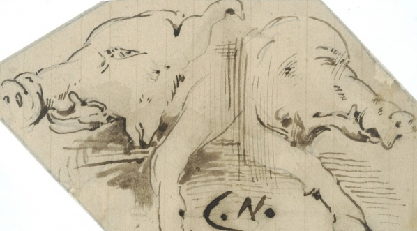  Cyprian Kamil Norwid, dwie głowy dzików (1841-1883  r.)  