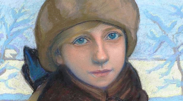  "Portret Kazimiery Nehring w zimowym pejzażu" Jana Rembowskiego.  