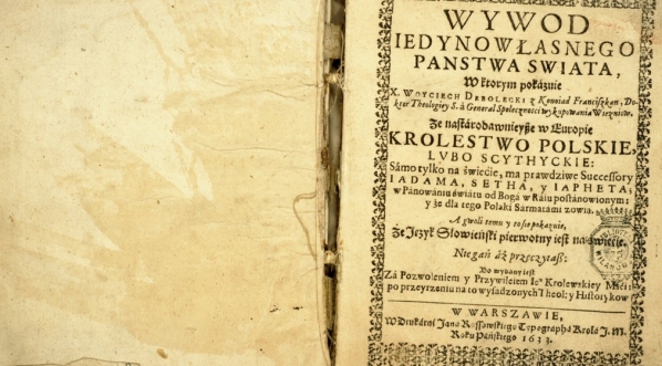  Wojciech Dembołęcki "Wywod iedynowłasnego panstwa swiata, w ktorym pokazuie X. Woyciech Debolecki [...] " (strona tytułowa, druk Jan Rossowski)  