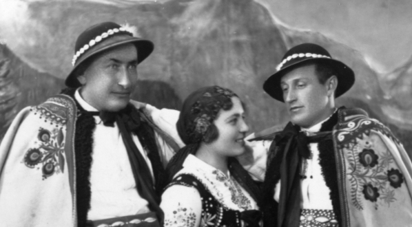  Góralski zespół artystyczny Michała Piksy  w 1937 roku.  
