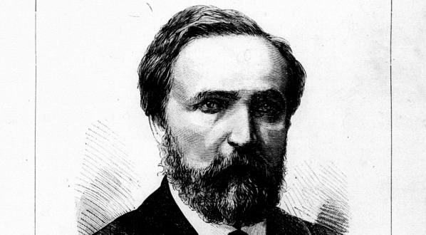  Portret Benedykta Dybowskiego na stronie tytułowej czasopisma podróżniczego.  