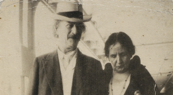  Ignacy Paderewski z żoną Heleną.  