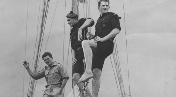  Władysław Wagner w podróży dookoła świata jachtem w 1939 roku.  