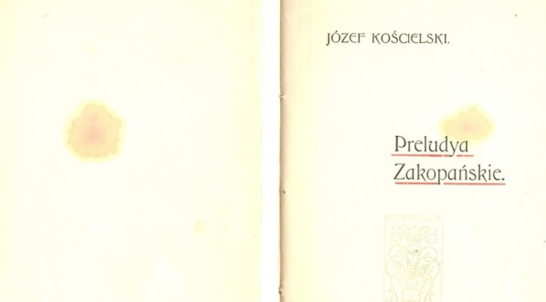  Józef Teodor Kościelski, "Preludya zakopiańskie" (strona tytułowa)  