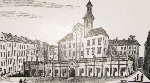  "Ratusz Starej Warszawy. Ze zsbiorów Al. Kraushara."  