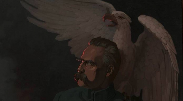  "Rok 1920 - Portret Józefa Piłsudskiego" kazimierza Mańkowskiego.  