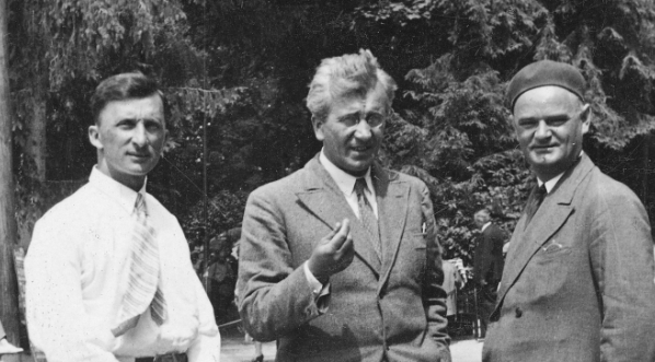  Jan Wiktor i Józef Stępniowski podczas pobytu w Szczawnicy w 1933 roku.  