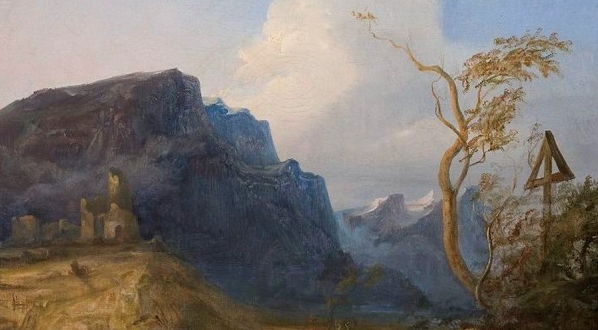  "Pejzaż górski" Jana Nepomucena Głowackiego.  