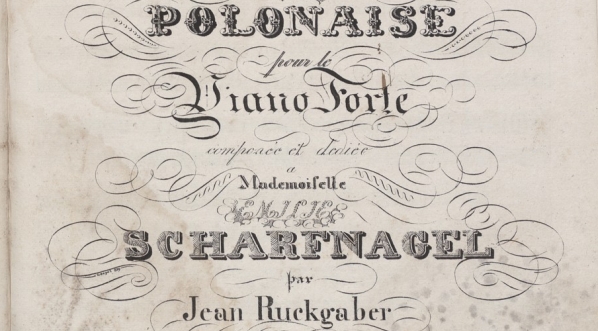  Jan Ruckgaber "Polonaise : pour le piano-forte: op. 19" (strona tytułowa)  