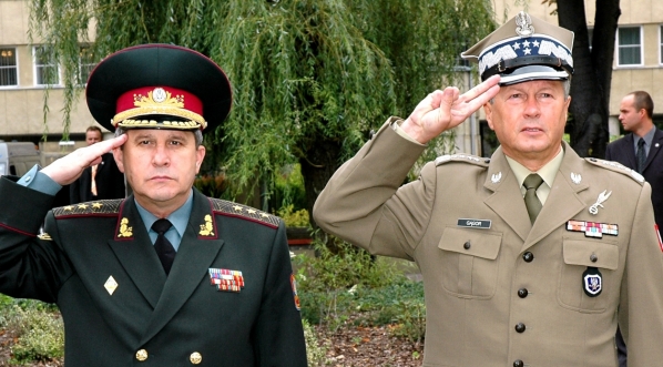  Wizyta szefa Sztabu Generalnego Sił Zbrojnych Ukrainy w Polsce 9.08.2006 r.  