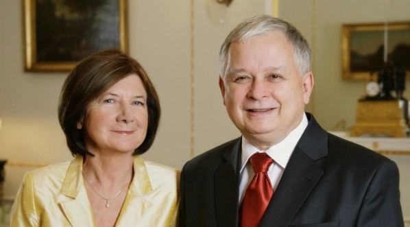  Para prezydencka Maria i Lech Kaczyńscy.  
