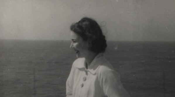  Tadeusz Przypkowski: Monika Żeromska na pokładzie statku m/s "Batory"  