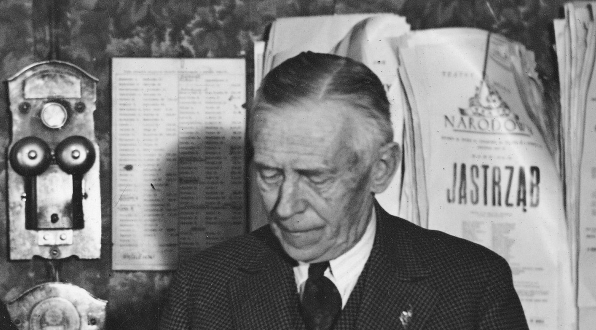  Stefan Krzywoszewski i Ludwik Solski w 1931 roku.  