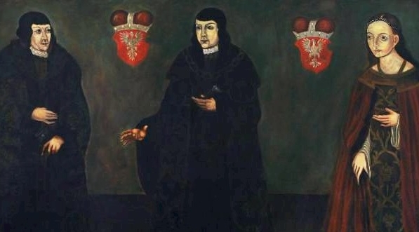  Portret książąt mazowieckich Stanisława, Janusza III i Anny".  