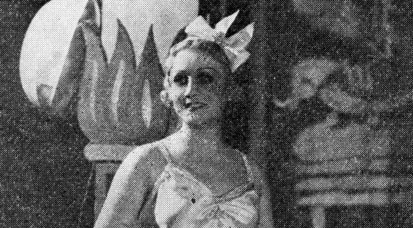  Lucyna Szczepańska w przedstawieniu "Gaby" w 1937 roku.  