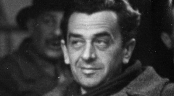  Scenarzystka Krystyna Swiniarska i reżyser Eugeniusz Cękalski w 1945 roku.  