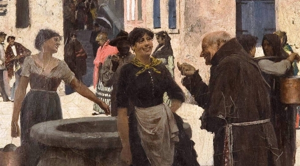  "Przy studni" (lub "U studni w Wenecji") Teodora Axentowicza.  