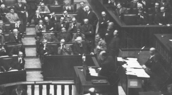  Posiedzenie Sejmu w styczniu 1929 roku.  