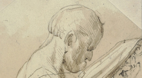  Cyprian Kamil  Norwid, studium czytającego starca (1860-1869 r.)  