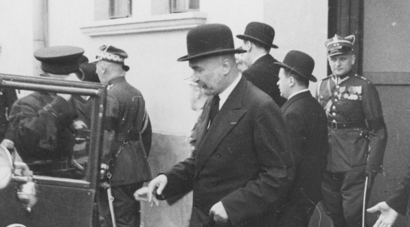  Premier Walery Sławek w Racławicach, czerwiec 1935 roku.  