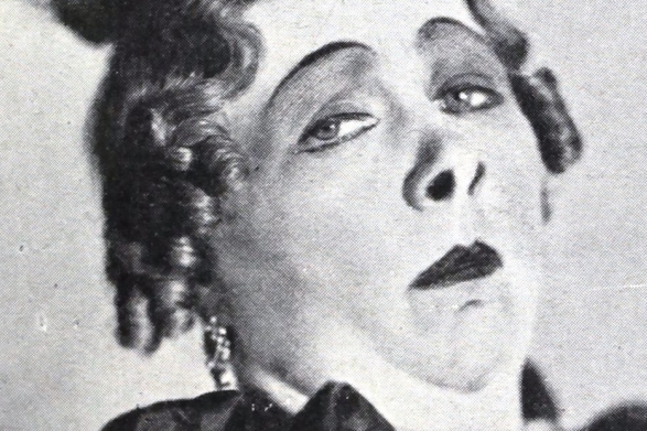  Mieczysława Ćwiklińska jako Szambelanowa w "Jowialskim" Fredry.  