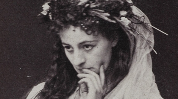  Helena Modrzejewska jako Ofelia w "Hamlecie" Szekspira.  