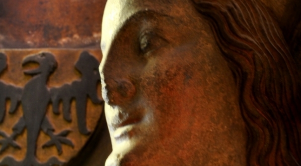  Biust cesarzowej Elżbiety Pomorskiej z lat 1370-ych z katedry w Pradze.  