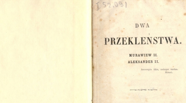  Krystyn Ostrowski "Dwa przekleństwa: Murawiew II, Aleksander II" (strona tytułowa)  