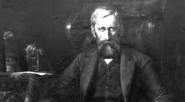  Obraz Kazimierza Pochwalskiego "Portret Adama Asnyka".  