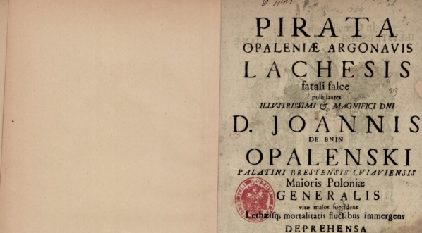  Bartłomiej Kazimierz Malicki "Pirata Opaleniae argonavis Lachesis fatali falce pullulantes..." (strona tytułowa)  