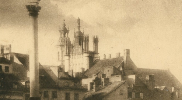  Stefan Plater-Zyberk, Warszawa - fragment Starego Miasta (po 1920 r.)  