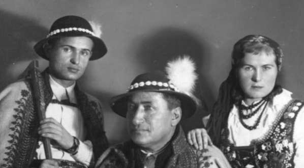  Góralski zespół artystyczny Michała Piksy w 1939 roku.  