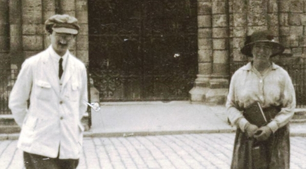  Wacław Borowy w Angoulême w 1923 roku.  